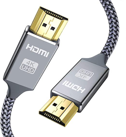 Capshi High Speed 18Gbps HDMI 2.0 Cable,4K, 3D, 2160P, 1080P, Ethernet - 28AWG Braided HDMI Cord