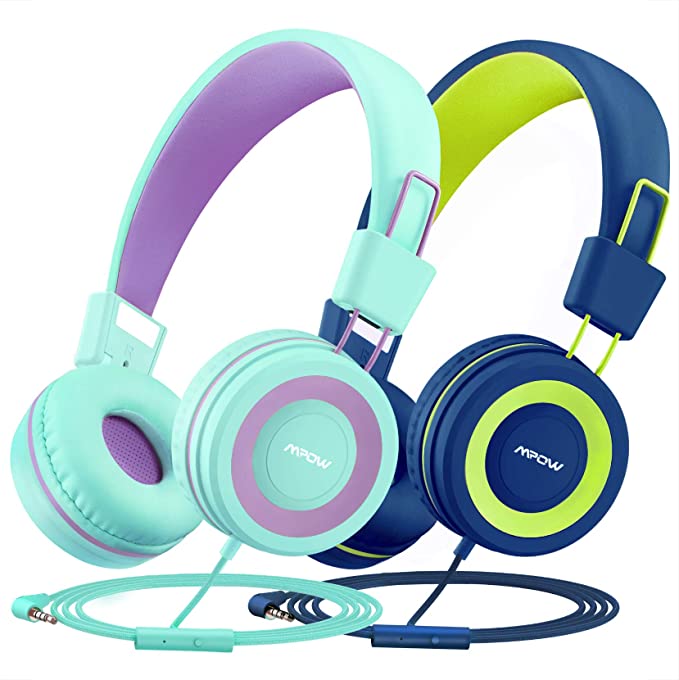 Kids Headphones with Microphone 2 Pack