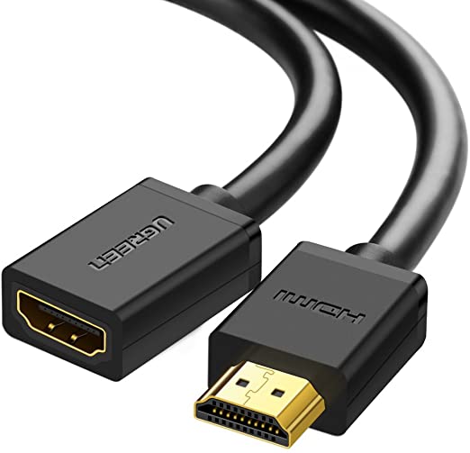 HDMI Extension Cable 4K HDMI Extender Male to Female Compatible for Nintendo Switch, Xbox One S 360, PS5, PS4, Roku TV Stick, Blu Ray Player, Google Chromecast, Wii U