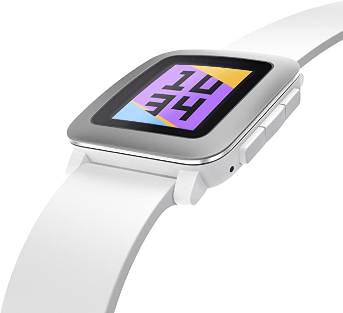 pebble Time Smartwatch White