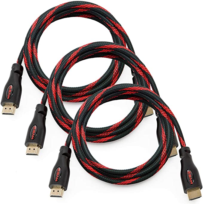 BAM 3 Pack High Speed 4K HDMI Cables